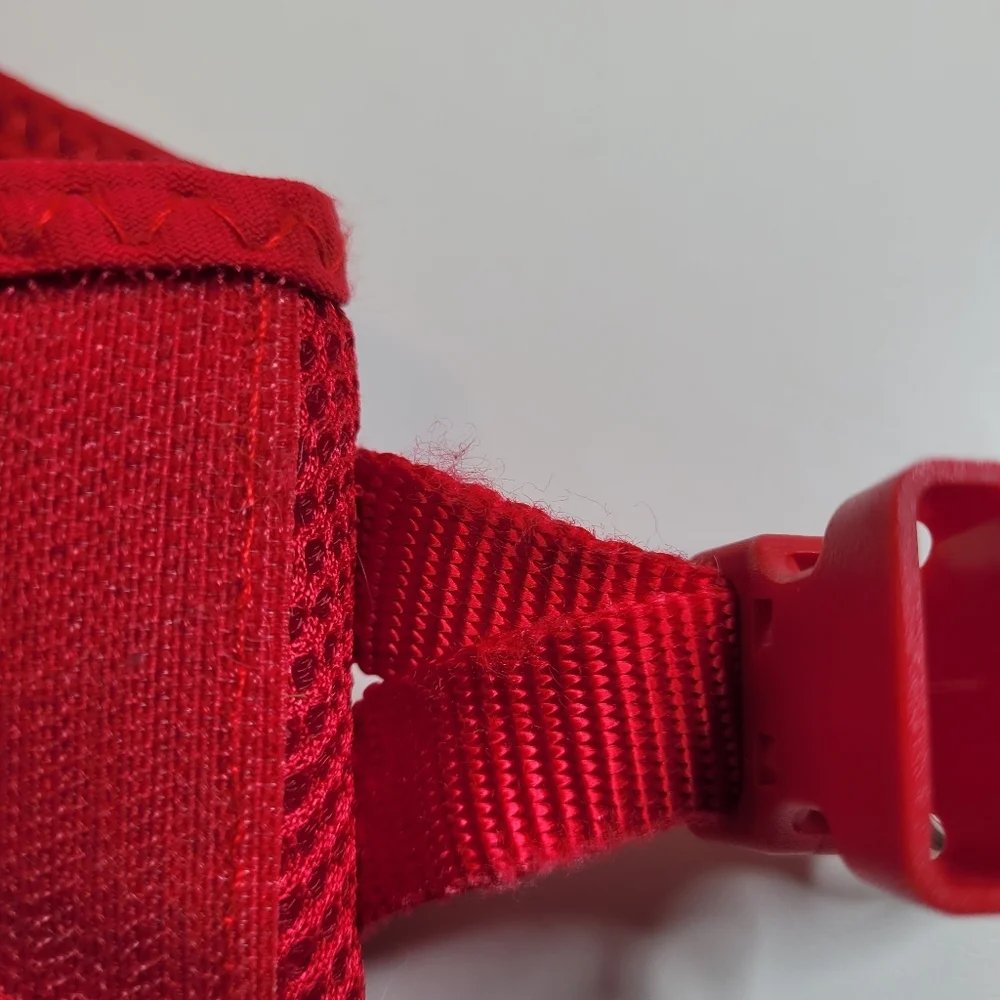 Petifine Step in Red Soft Dog Harness Size Small
